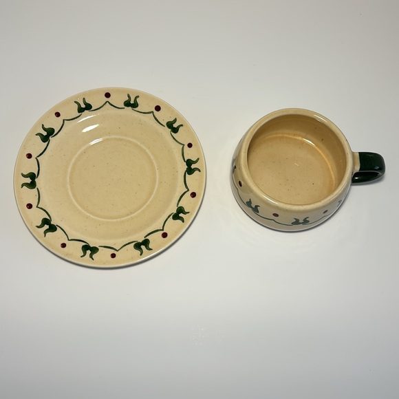 Metlox Poppytrail Flat Cup & Saucer SO 2 Homestead Provincial USA Discontinued - Picture 8 of 12